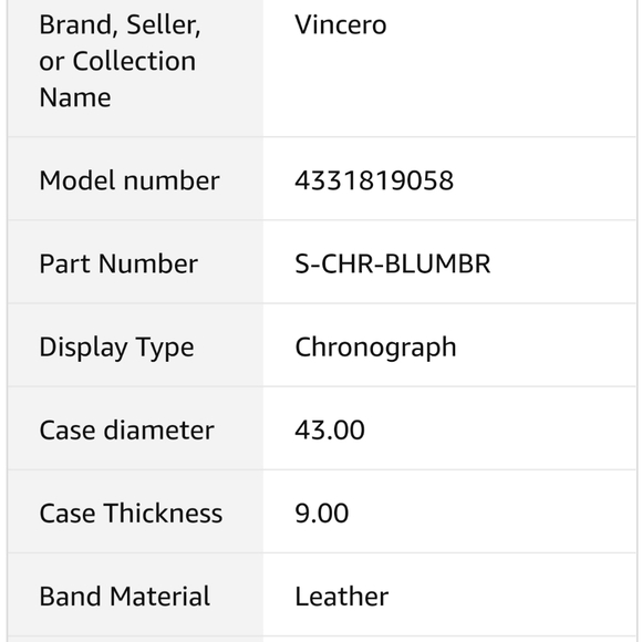 Vincero Men watch - Picture 7 of 8